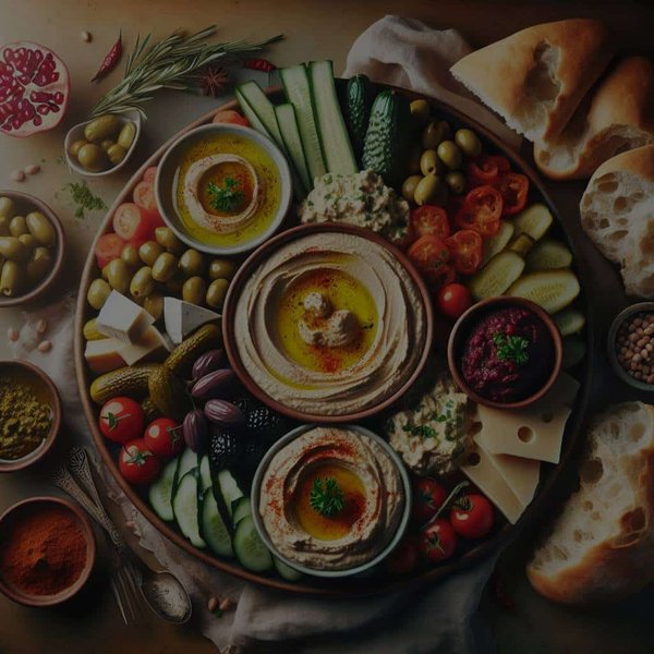 Can You Make a Flavorful Middle Eastern Mezze Platter with Homemade Hummus and Baba Ganoush?