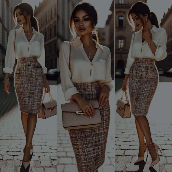What's the Best Approach to Wearing a Tweed Pencil Skirt Without Looking Dated?